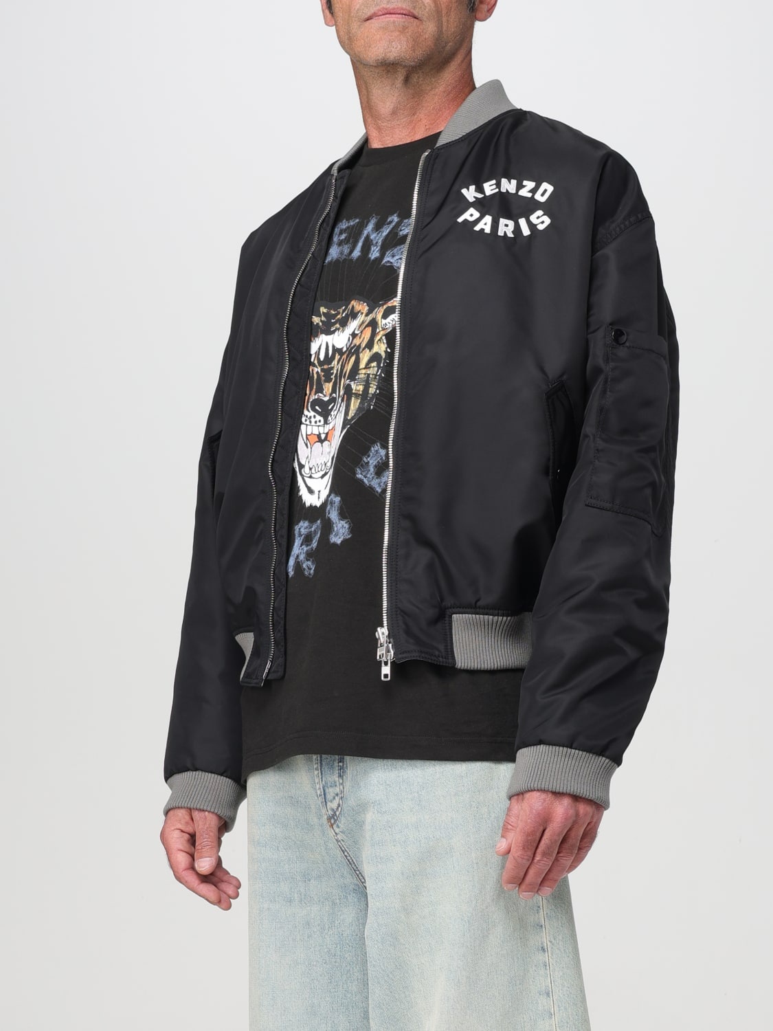 KENZO Jacket men Kenzo giglio REVERSIBLE