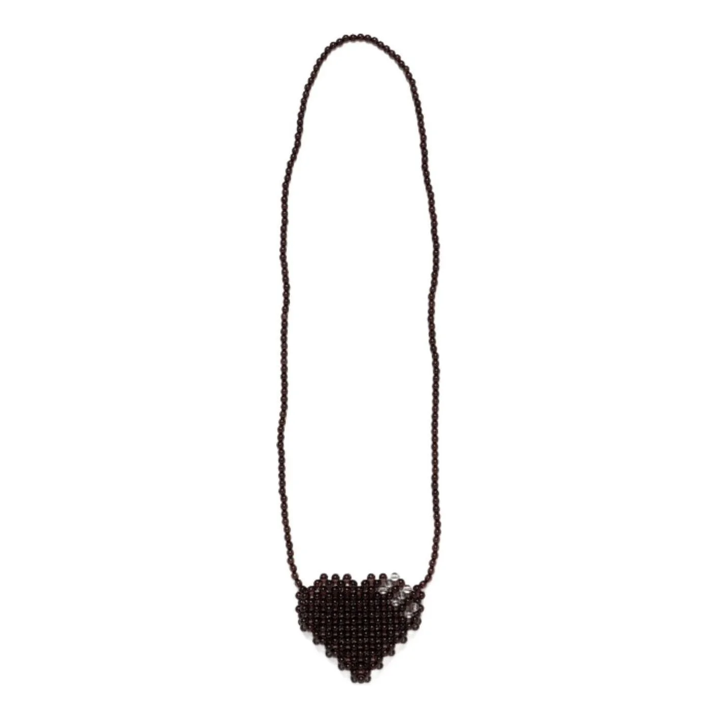 HUMAN MADE Heart Beaded Bag 'Black' HM31GD206-BLK - 1