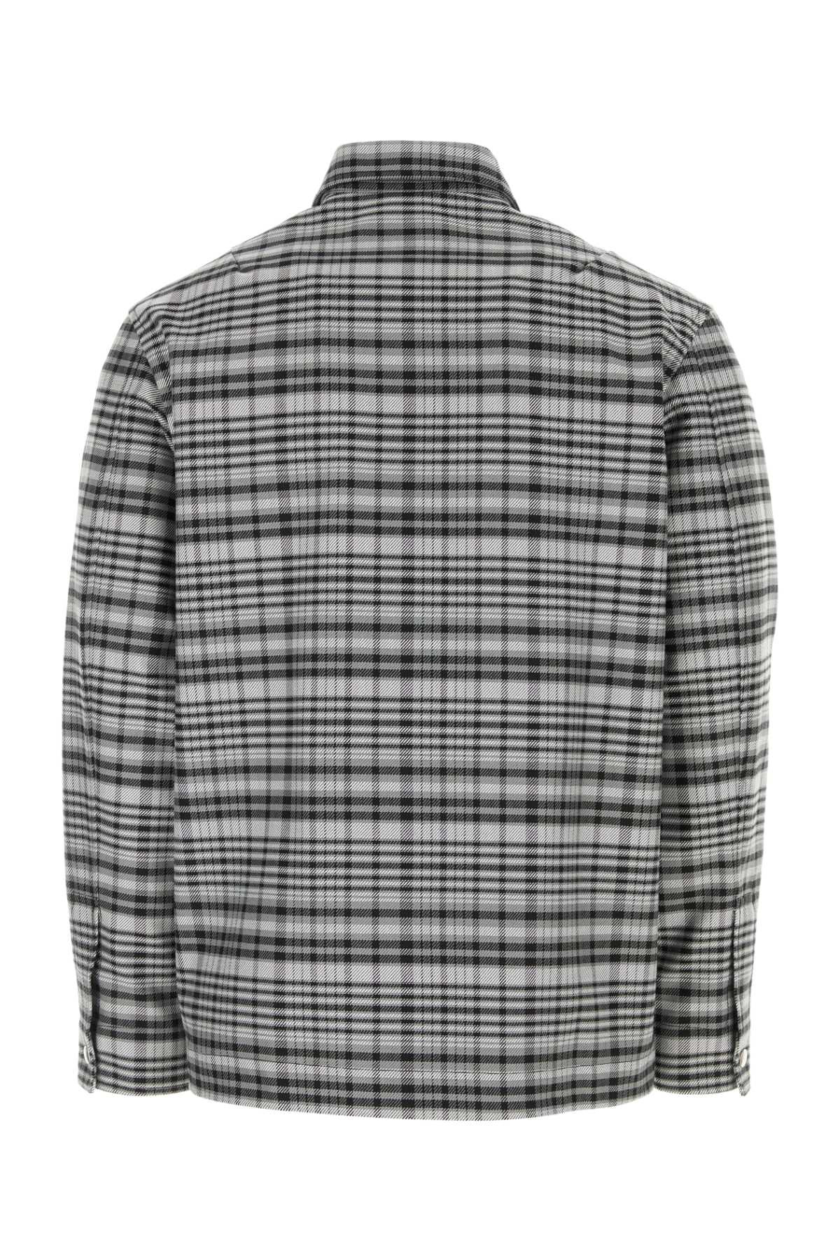 Lanvin Men Embroidered Cotton Blend Shirt - 2