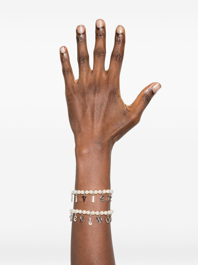 Vivienne Westwood pearl charm bracelet (set of two) outlook