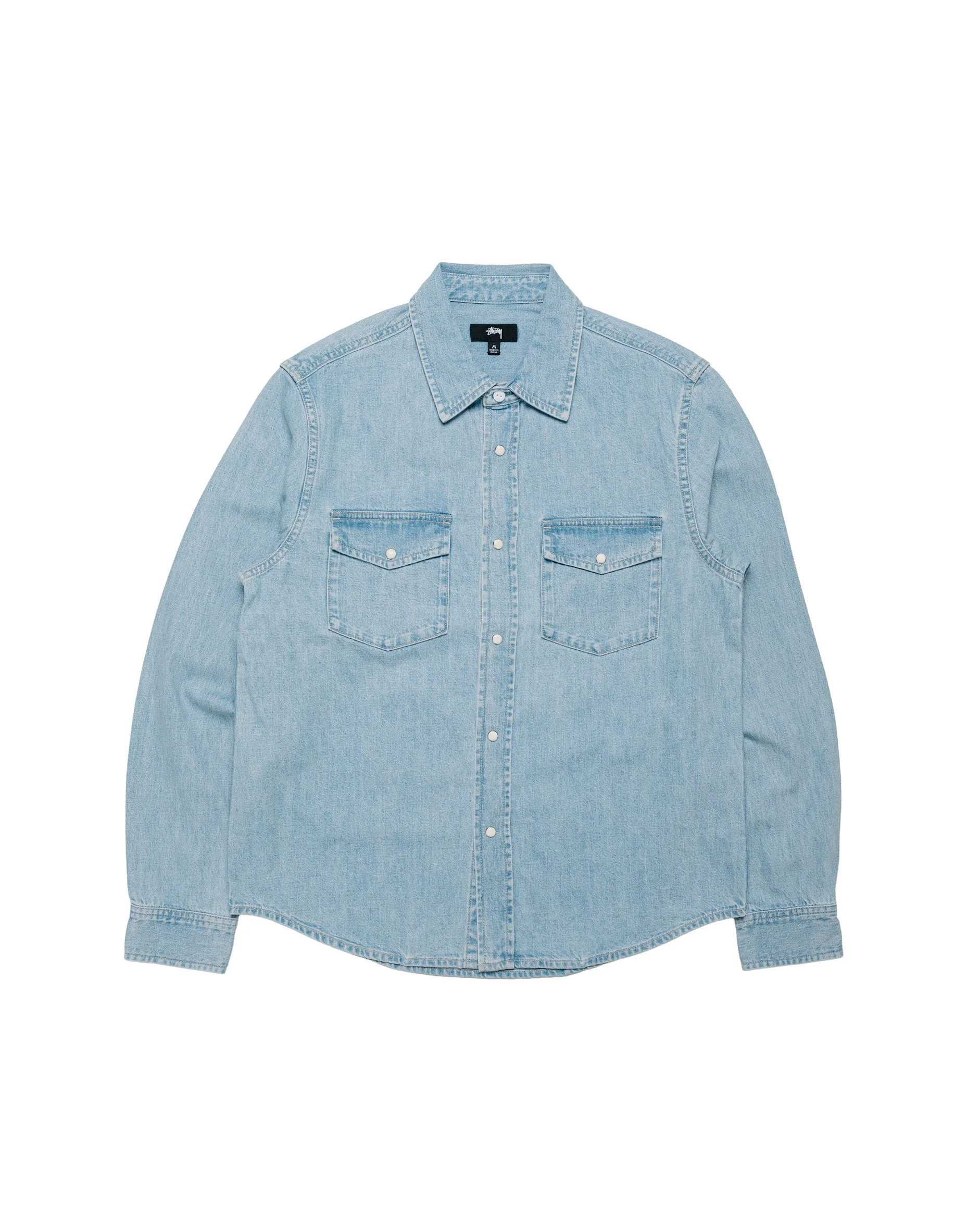 Stüssy Denim Western Shirt Light Denim - 1