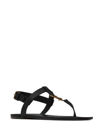 SAINT LAURENT Cassandre buckle-fastening sandals outlook