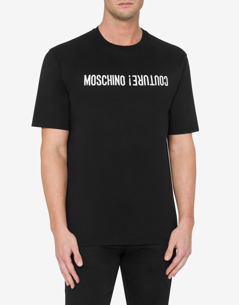 Moschino UPSIDE DOWN LOGO T-SHIRT outlook