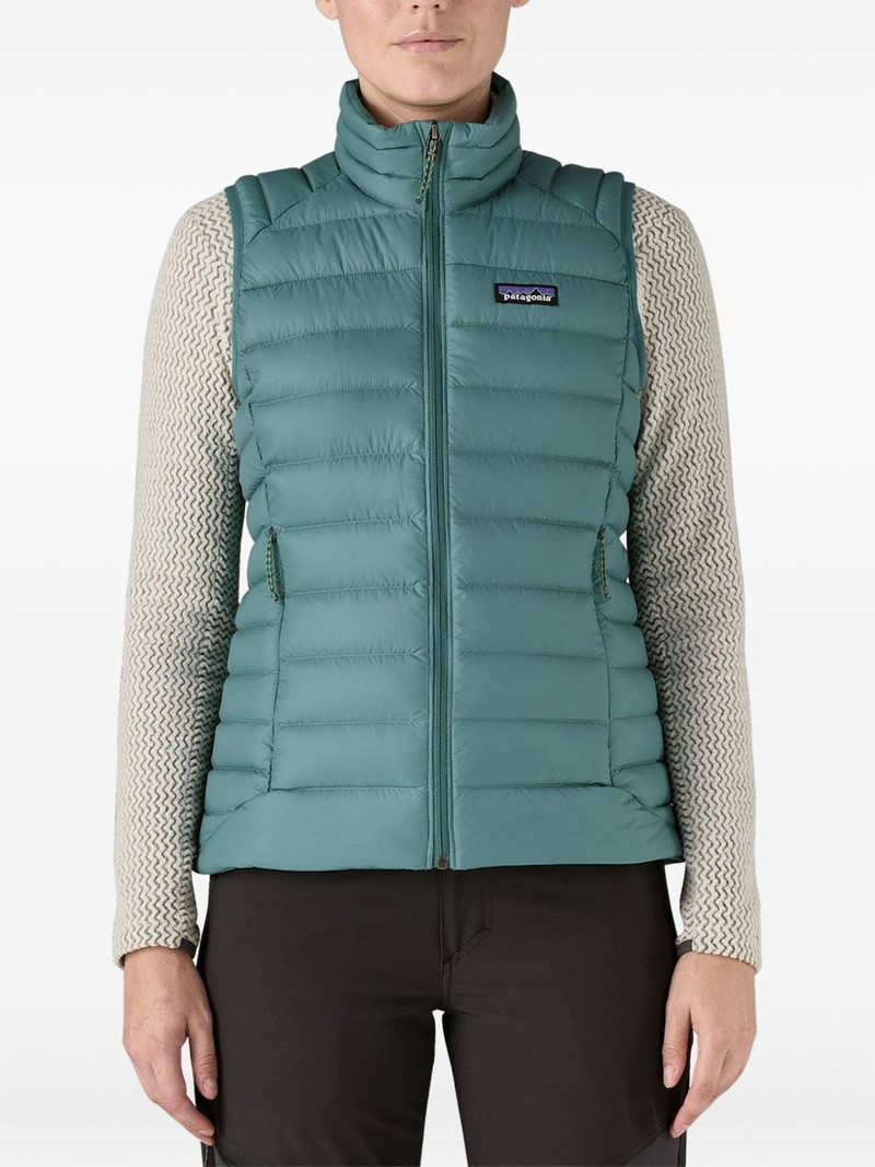 Patagonia logo-appliqué gilet outlook