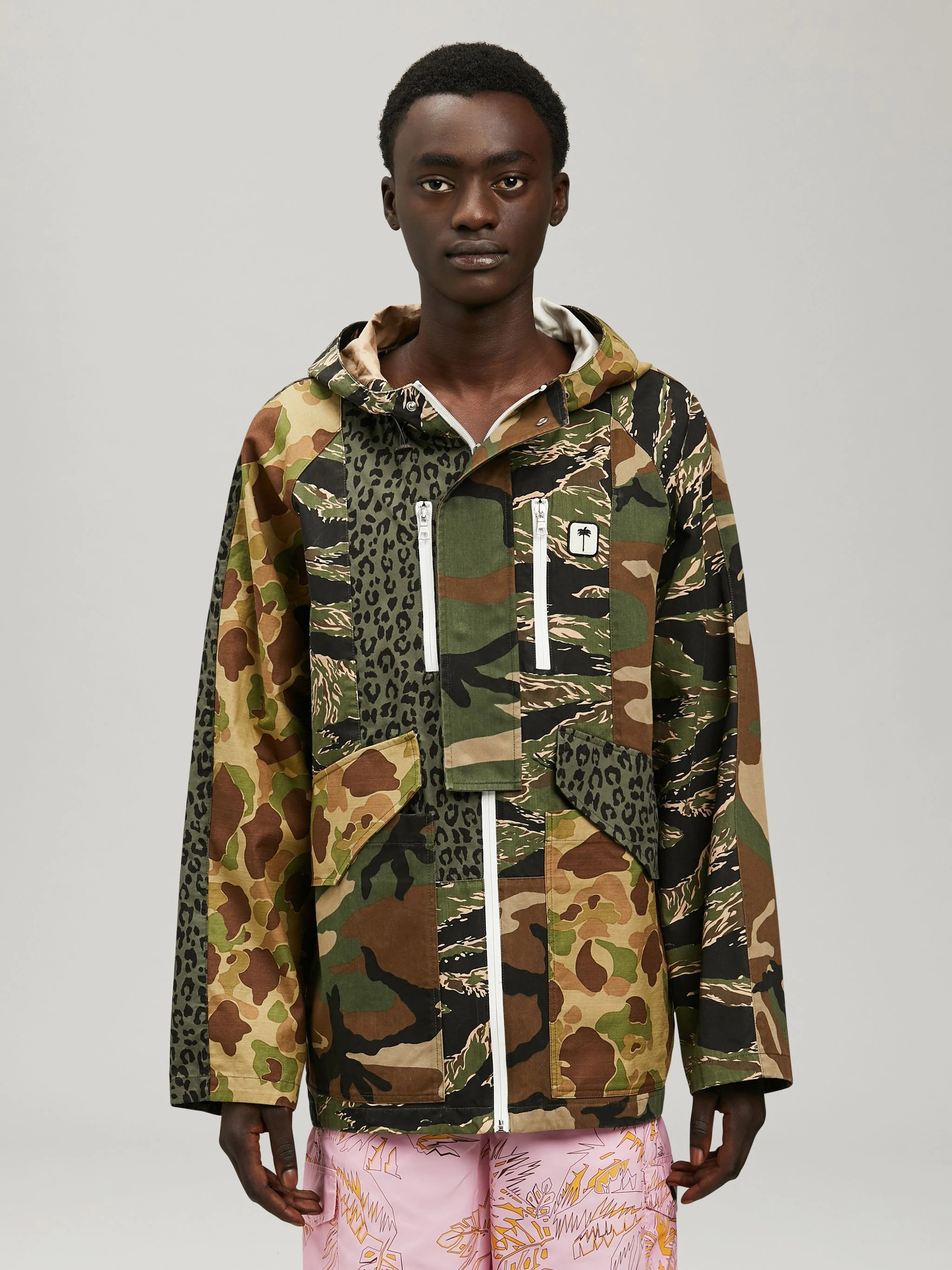 SHORT PARKA PXP MIXED PRINT - 3