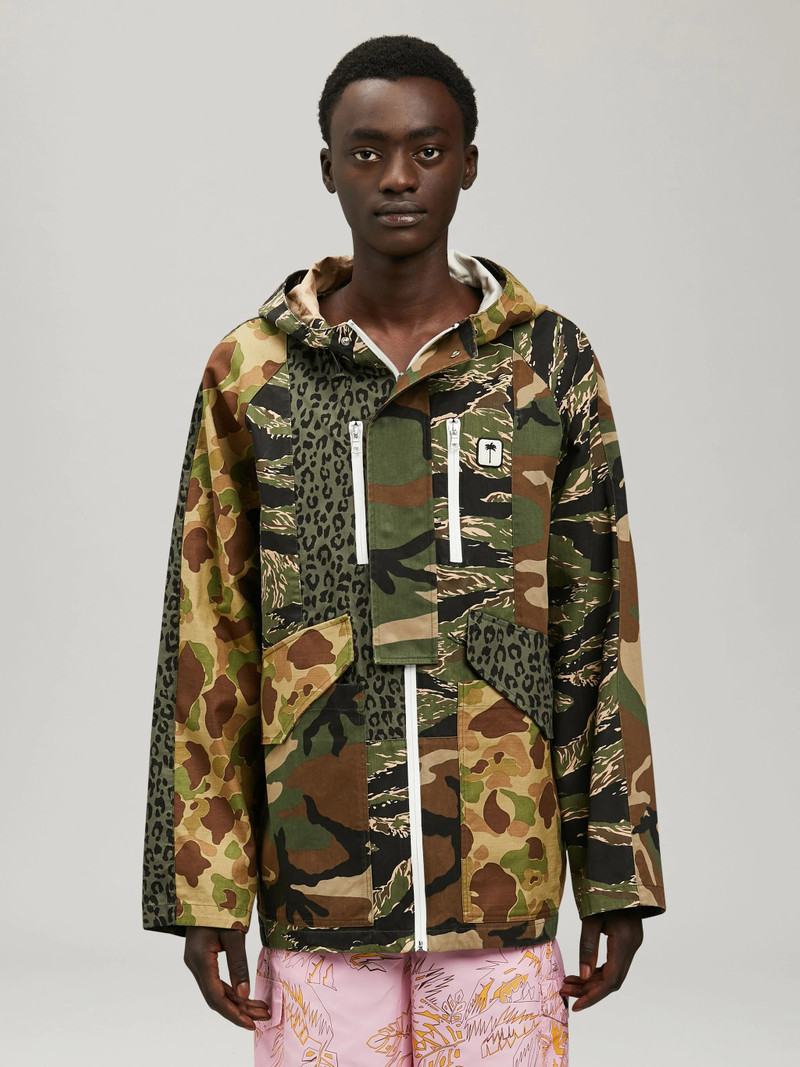 SHORT PARKA PXP MIXED PRINT 3
