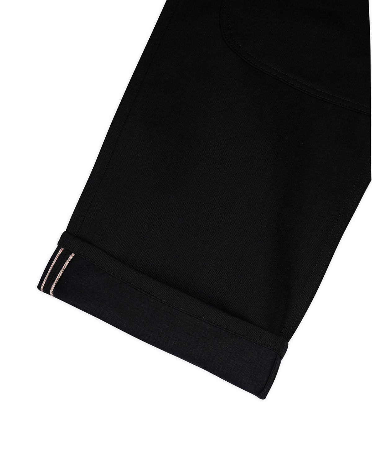 Type 02 13.2oz Selvedge Denim - Solid Black - 3