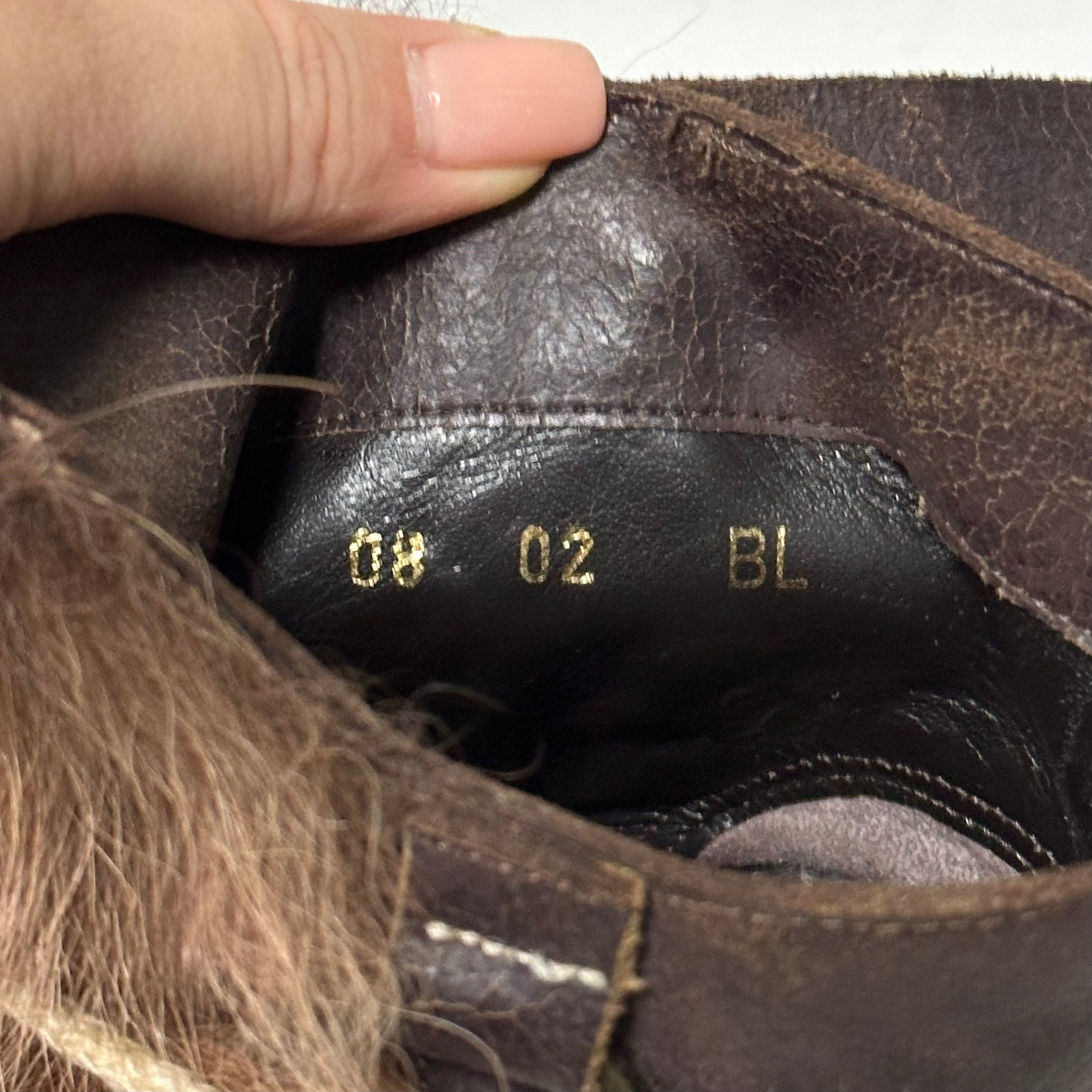 CHRISTIAN DIOR Fall Winter 2002 Fur Short Boots - 6