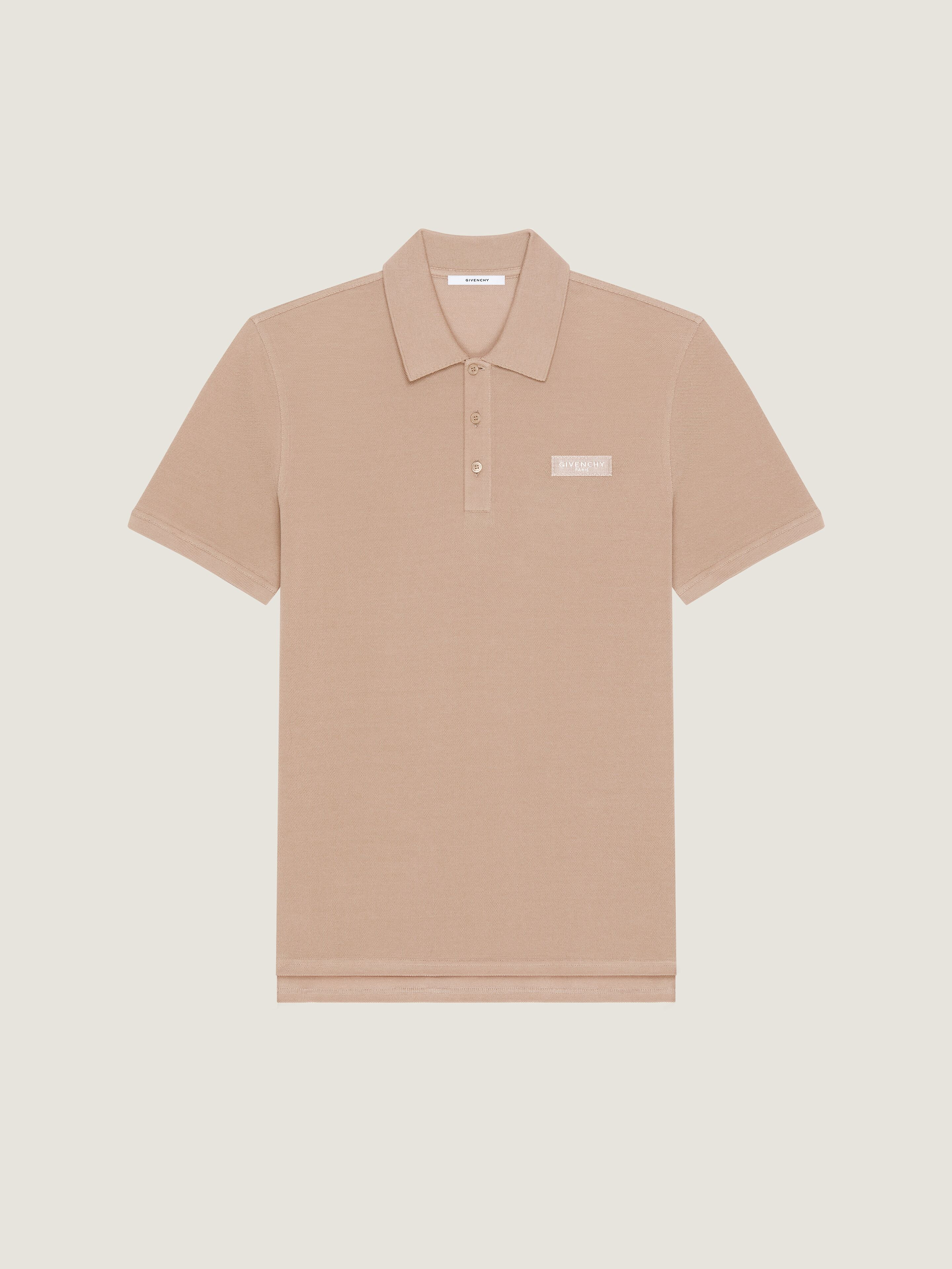 POLO IN COTTON WITH GIVENCHY PARIS GROS GRAIN - 1