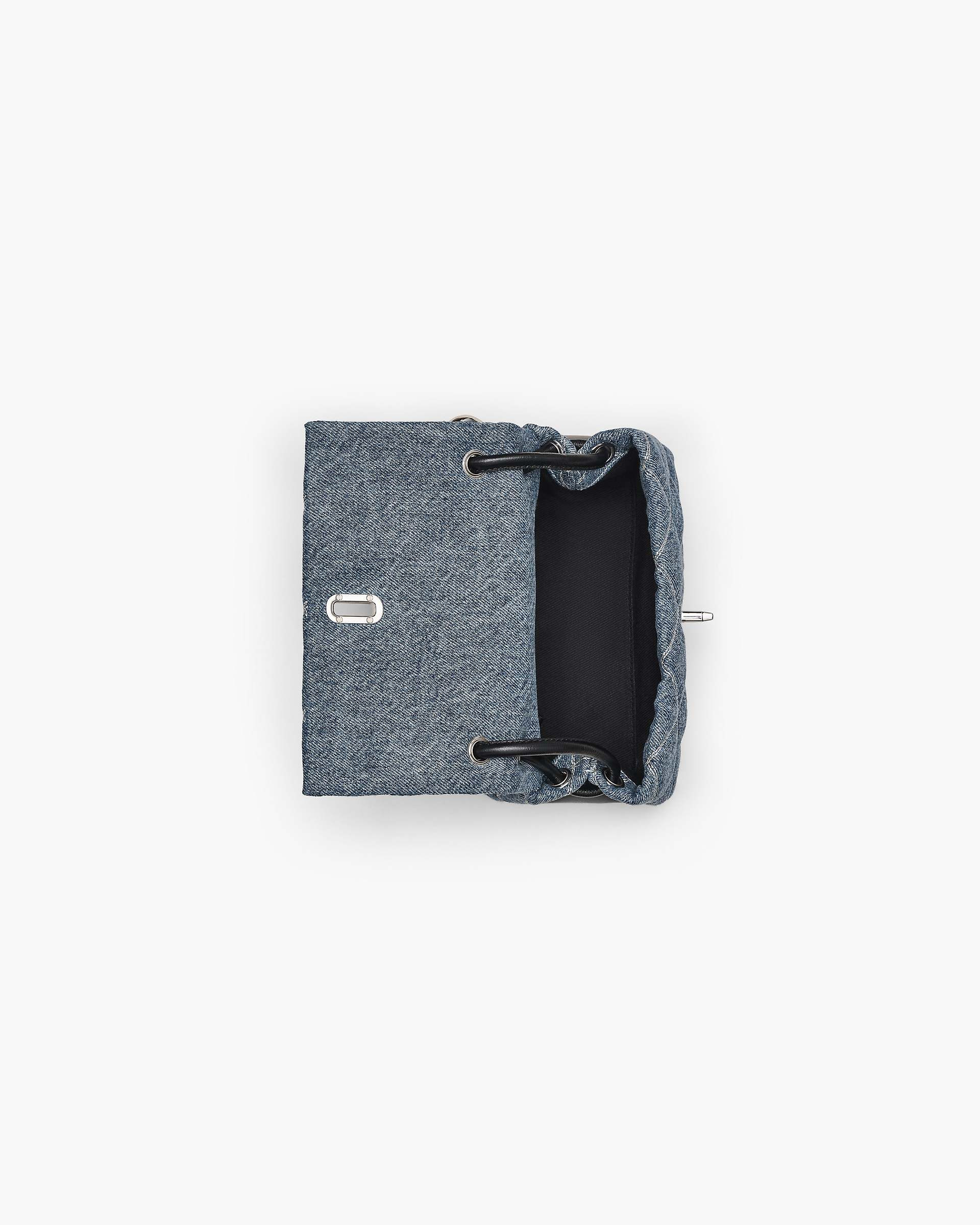 THE QUILTED DENIM MINI DUAL SHOULDER BAG - 6