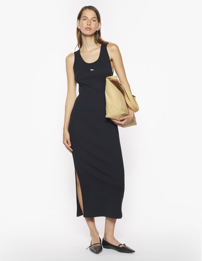 Maison Kitsuné BABY FOX RIBBED TANK DRESS outlook