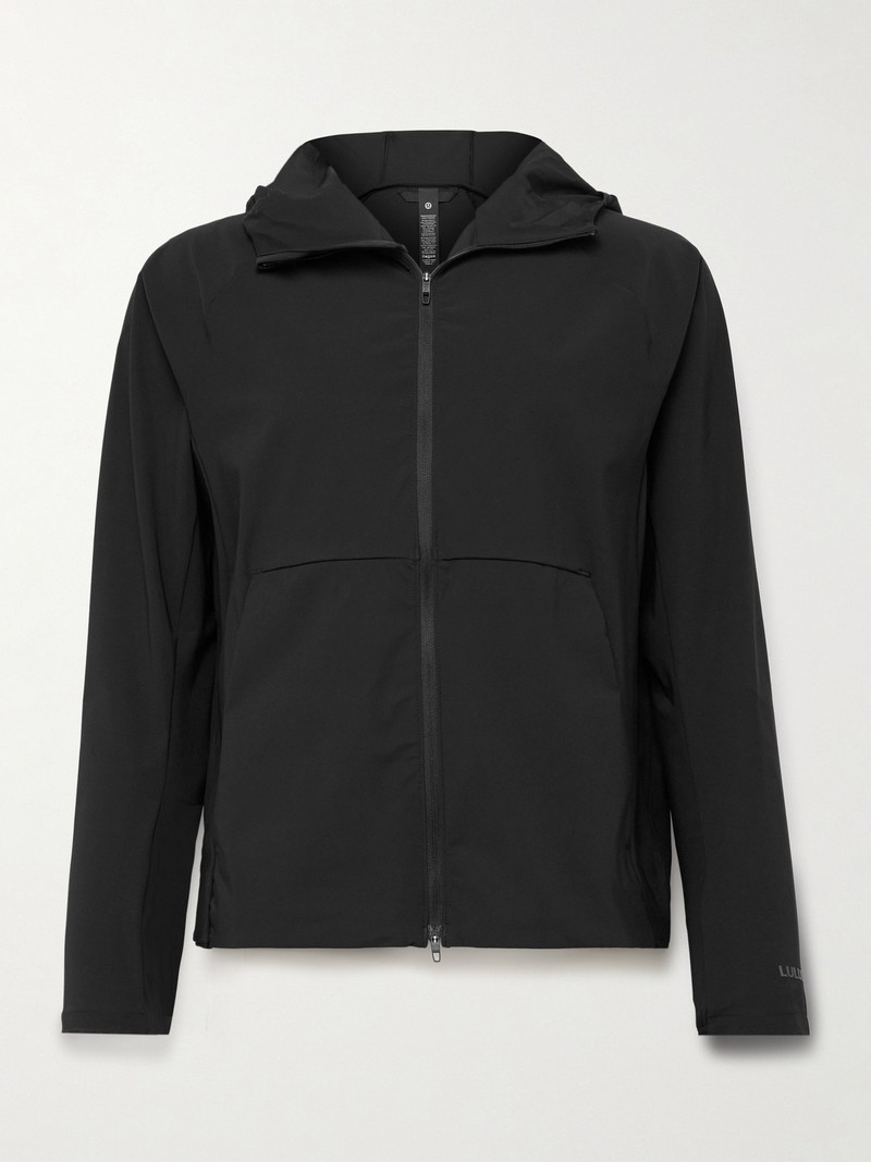 Pace Breaker Recycled-Nylon and Lycra®-Blend Hooded Jacket 1