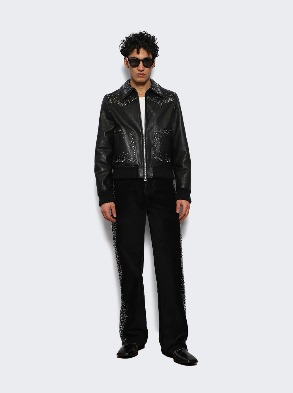 Velvet Baggy Jean Black - 5