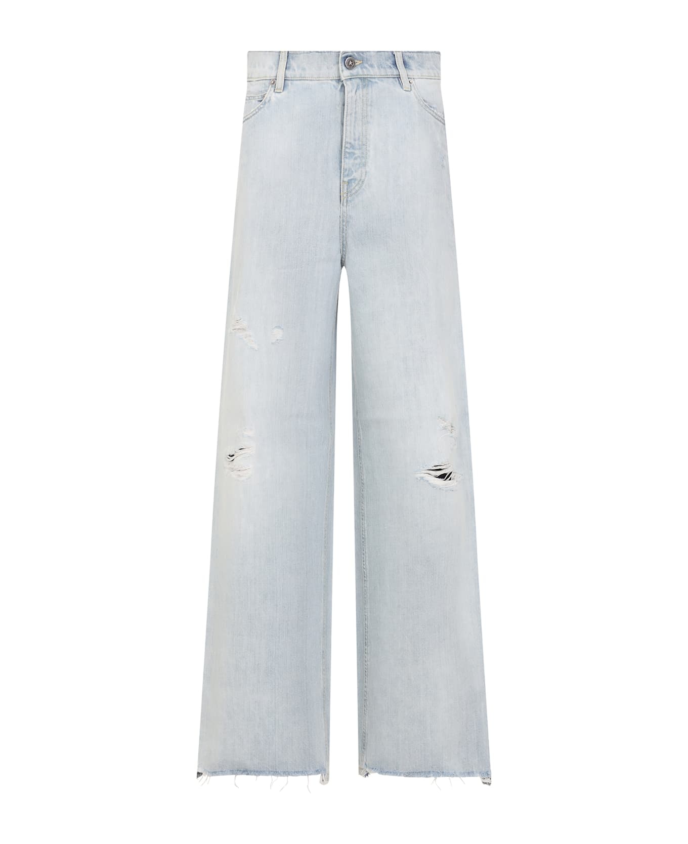 Lived-in Effect Jeans - 2