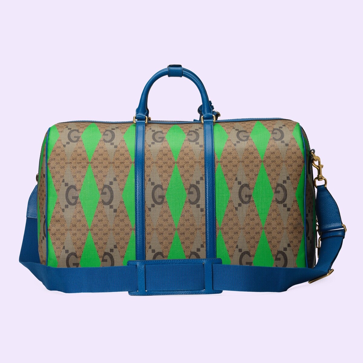 GG rhombus print large duffle bag - 5