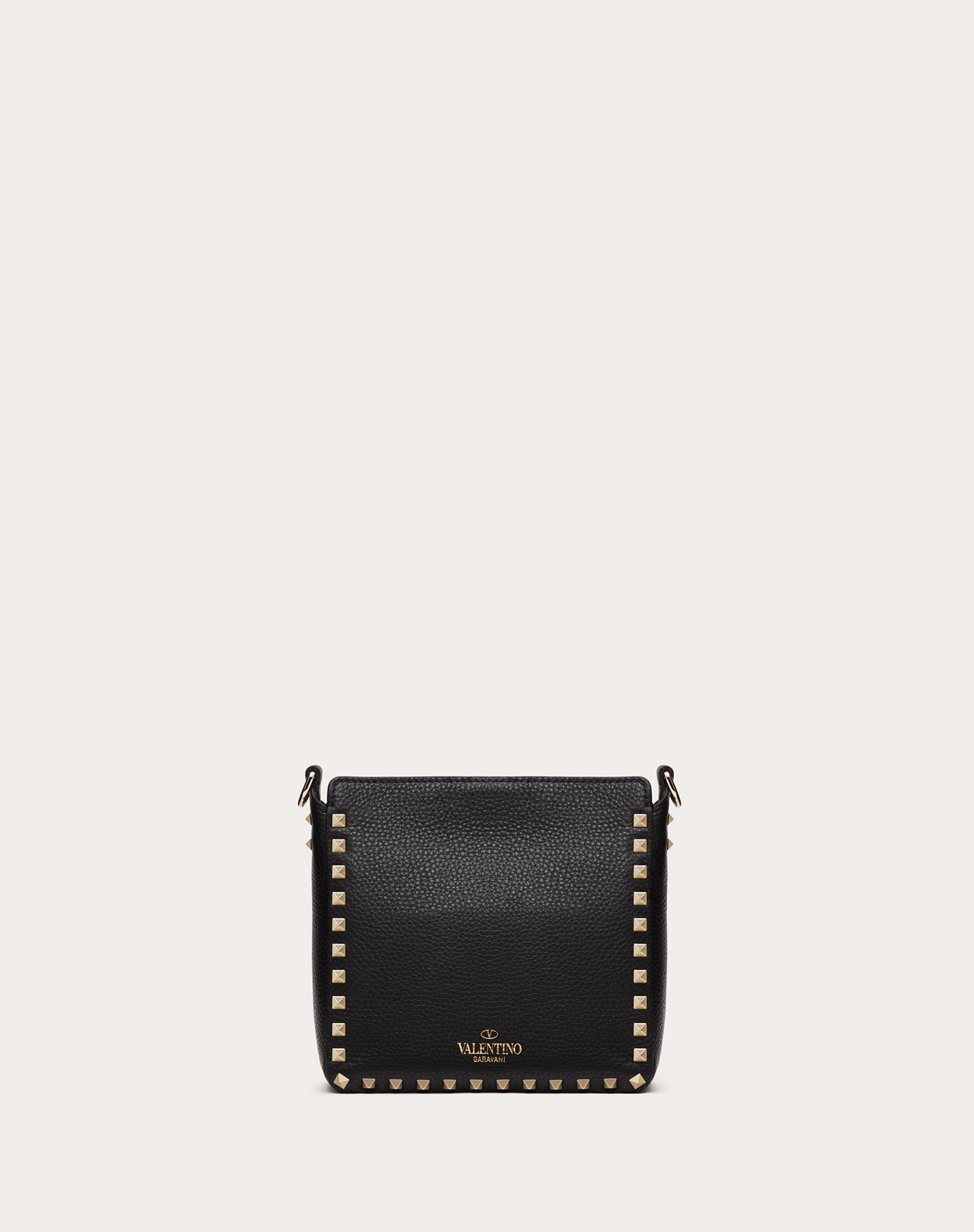 Mini Rockstud Grainy Calfskin Hobo Bag - 9