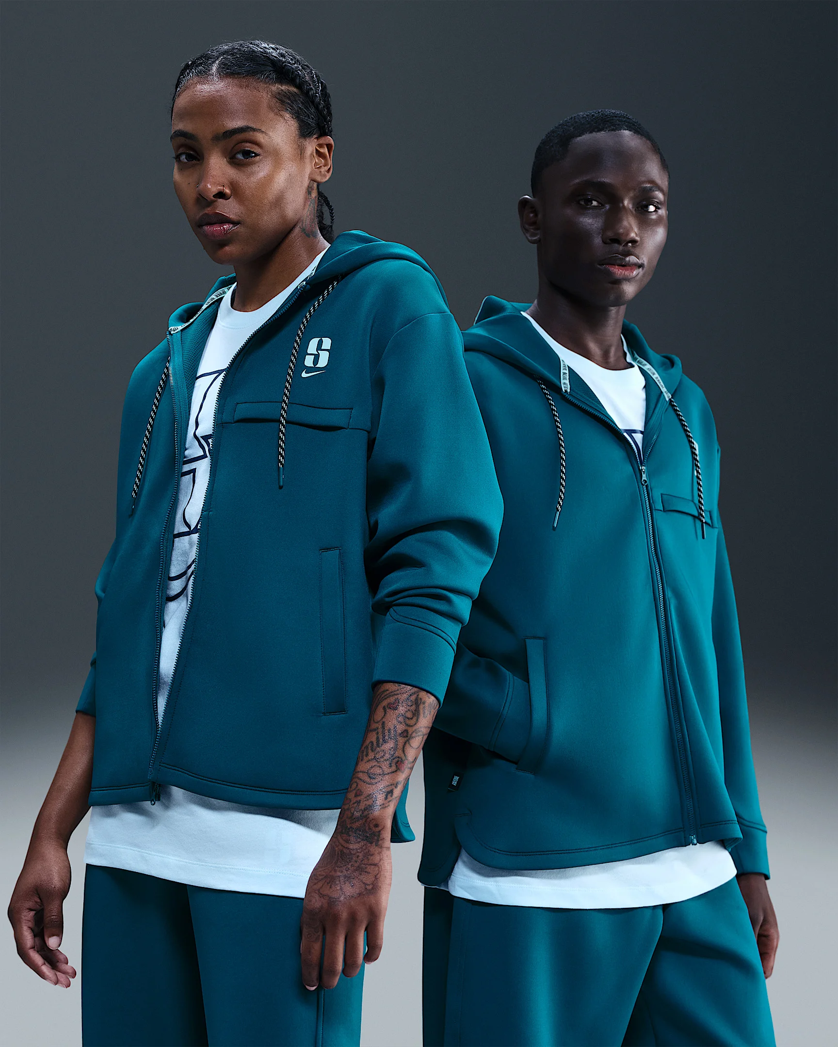 Sabrina Dri-FIT Loose Full-Zip Basketball Hoodie - 1