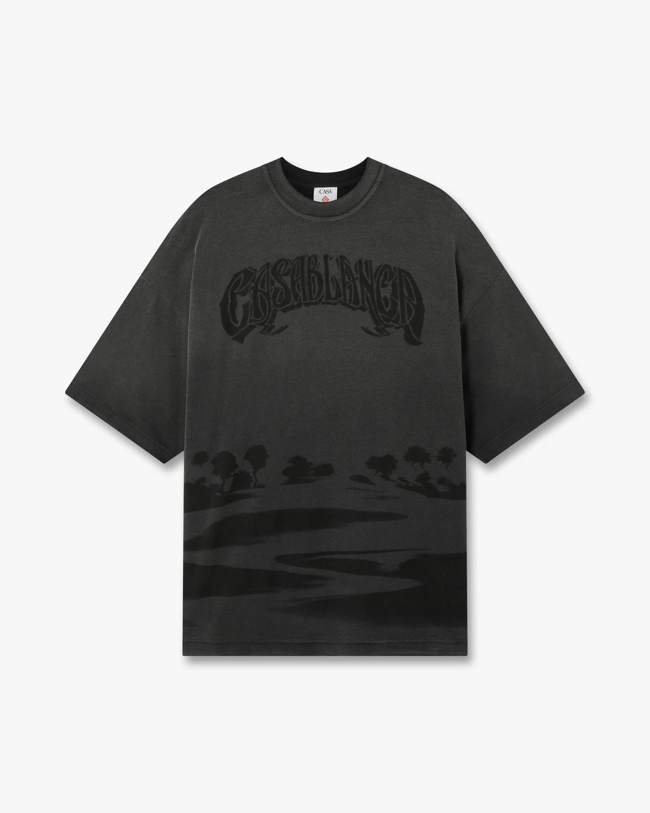Black Sands Washed Oversized Short Sleeve T-Shirt - 1