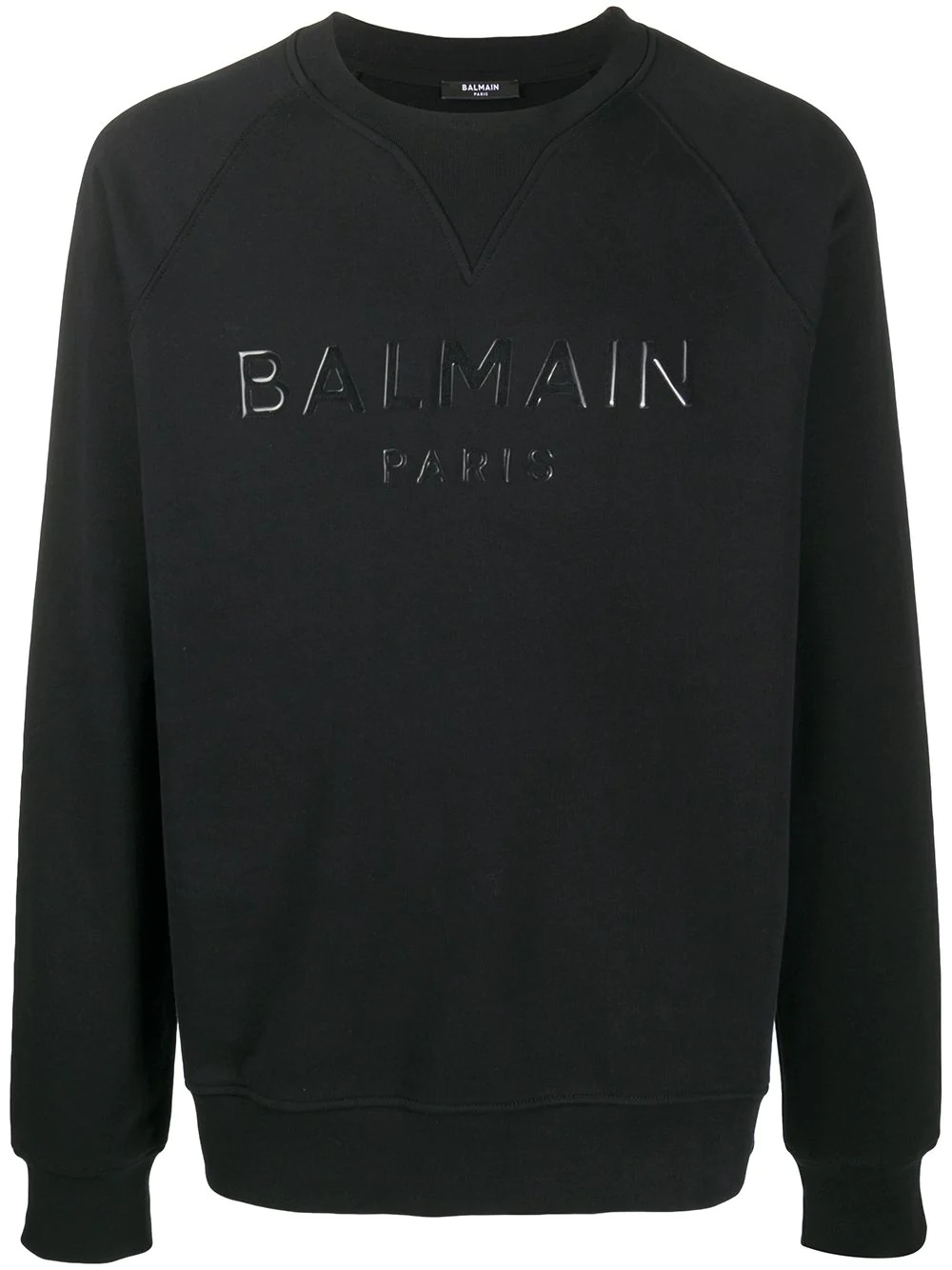 logo-lettering sweatshirt - 1