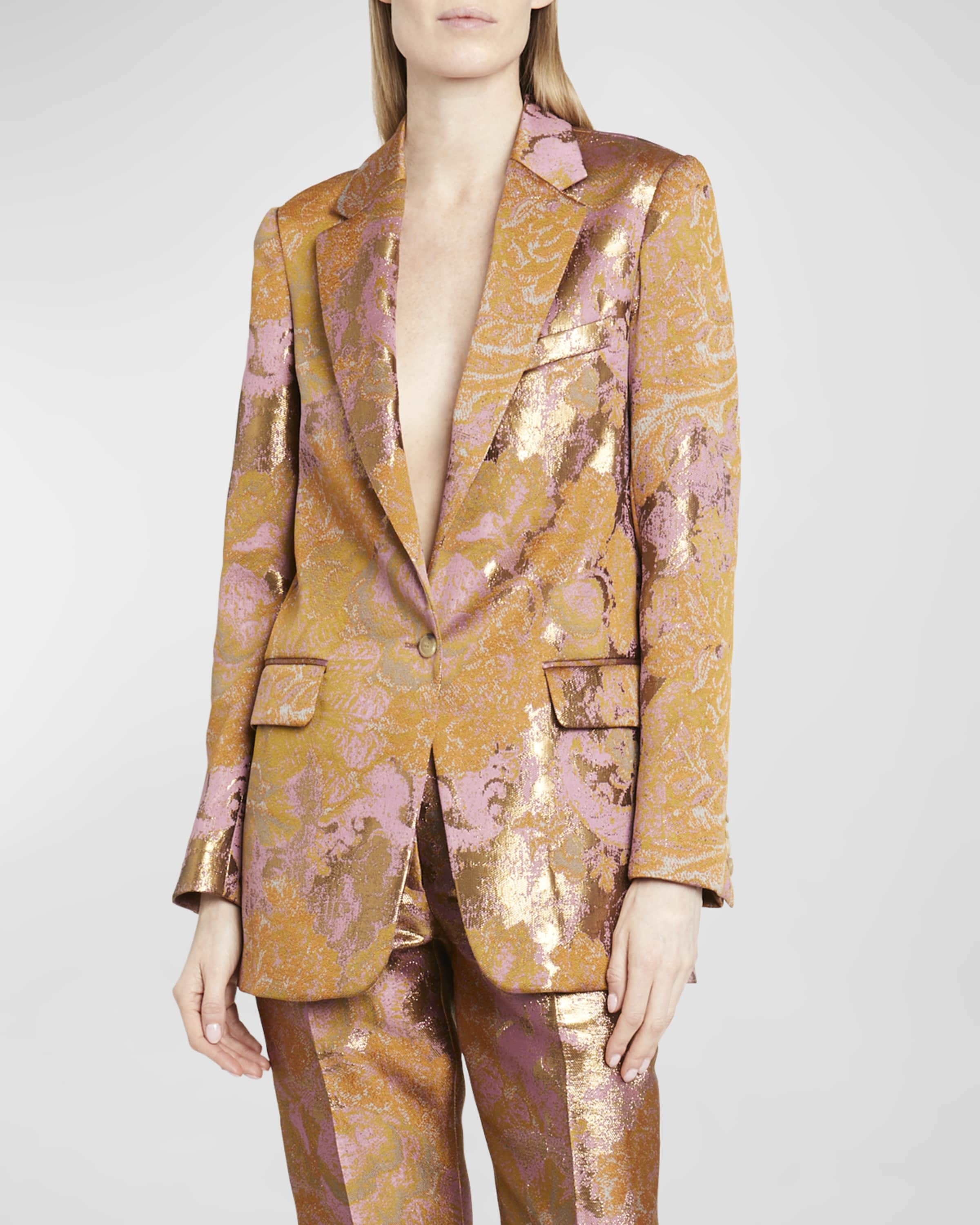 Dries Van Noten Blanchet Jacquard Jacket | REVERSIBLE