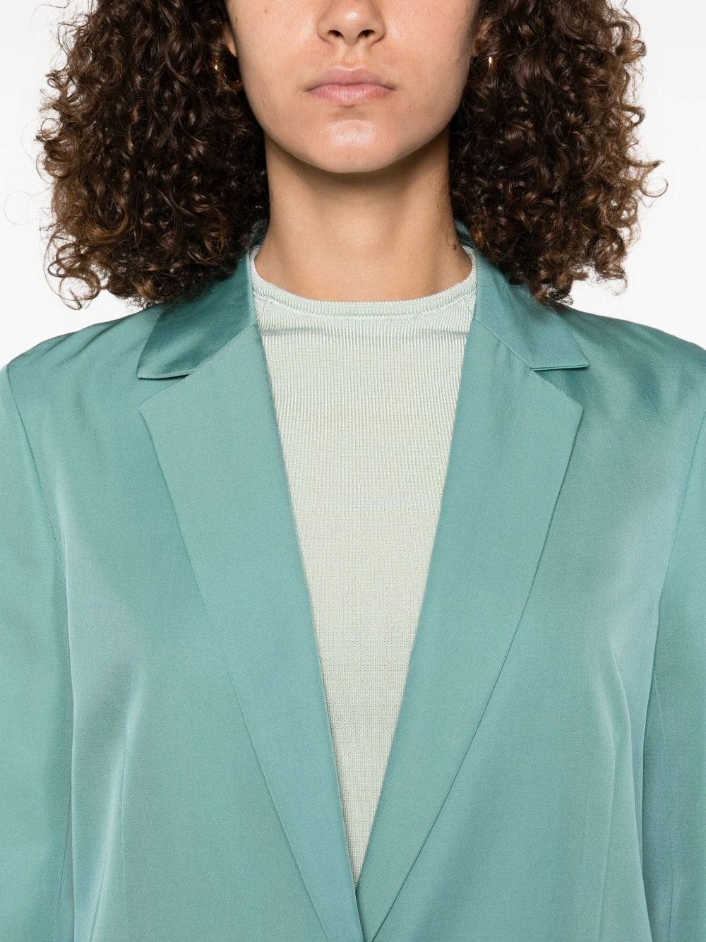single-button blazer - 5