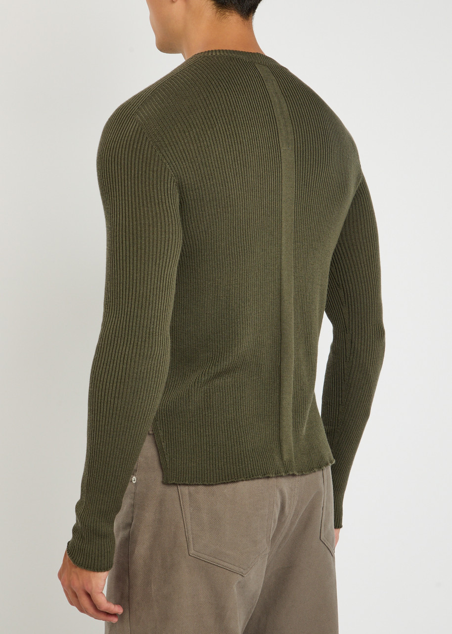 Rick Owens Ribbed Wool Jumper - 3