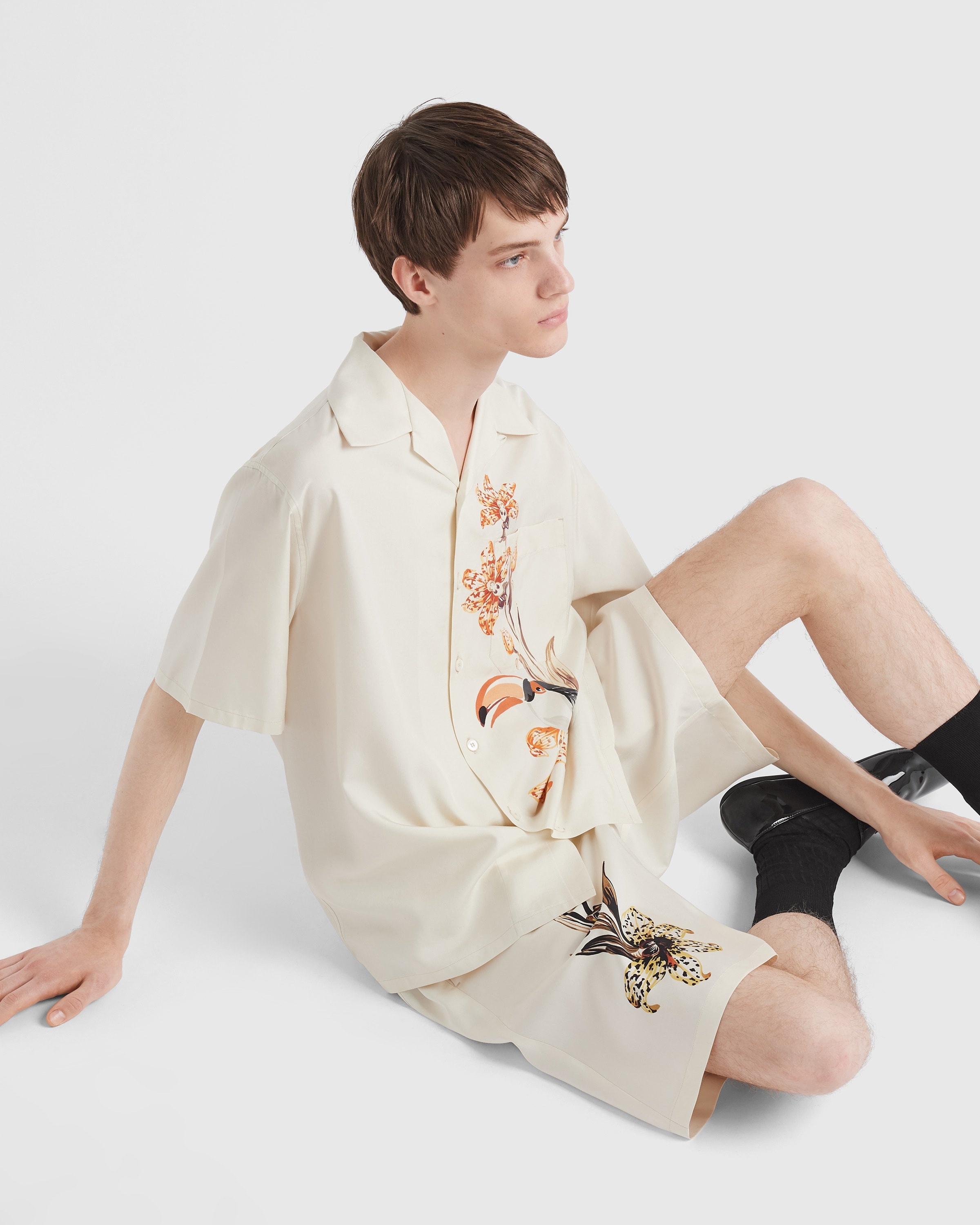 Silk Bermuda shorts - 3
