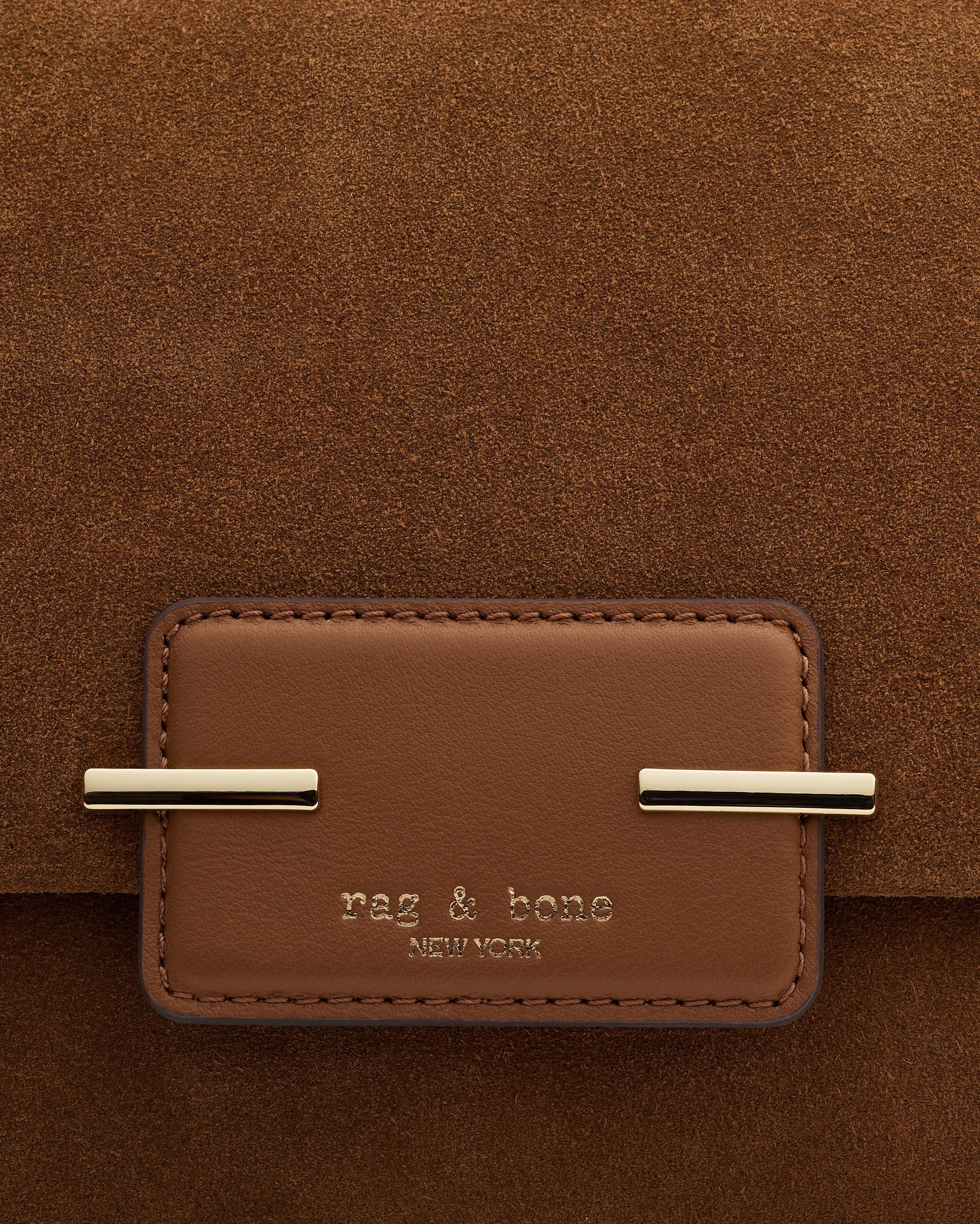Realm Suede Top Handle Bag - 4