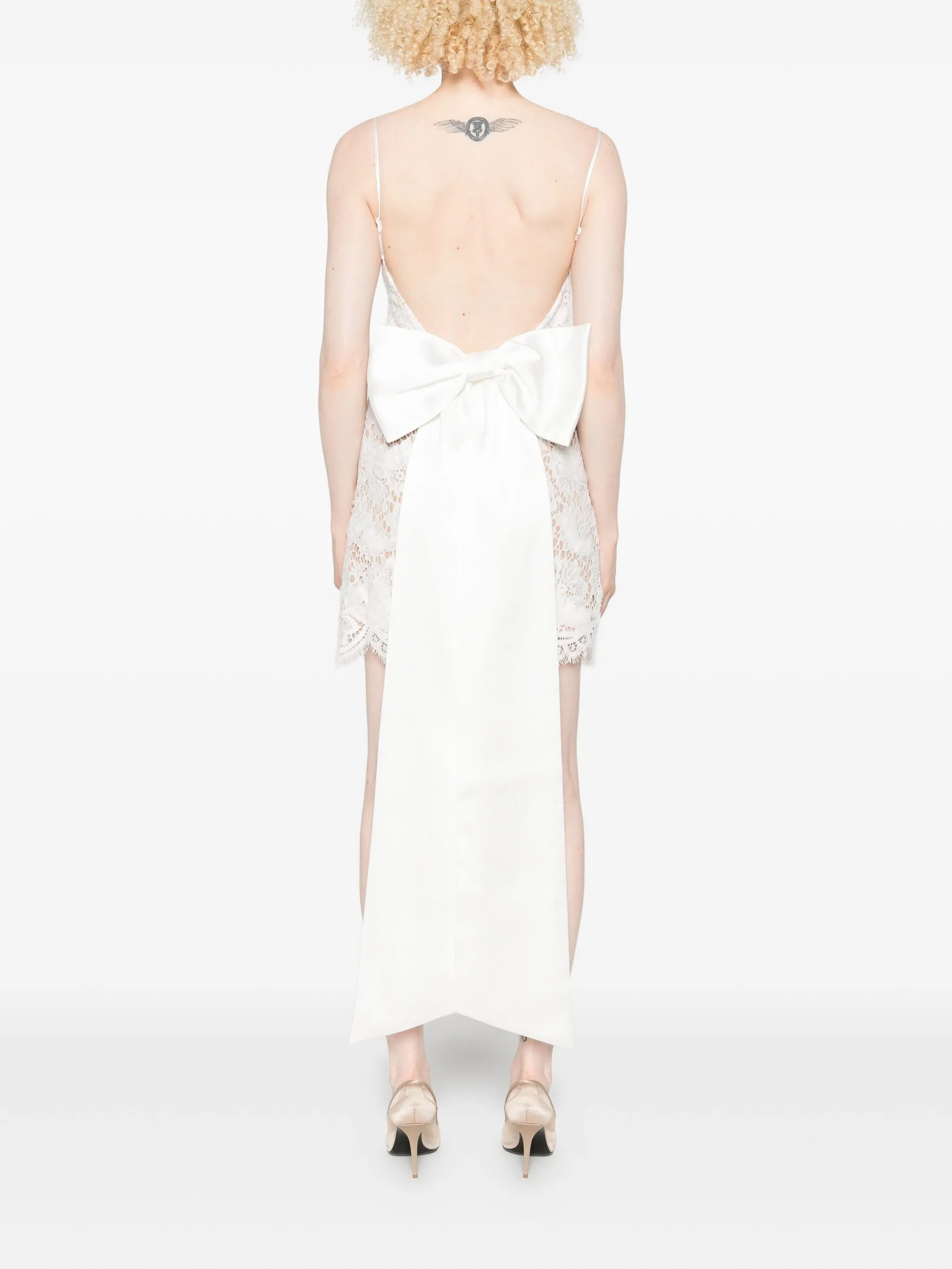 Self-portrait Lace Scalloped-hem Dress - 3
