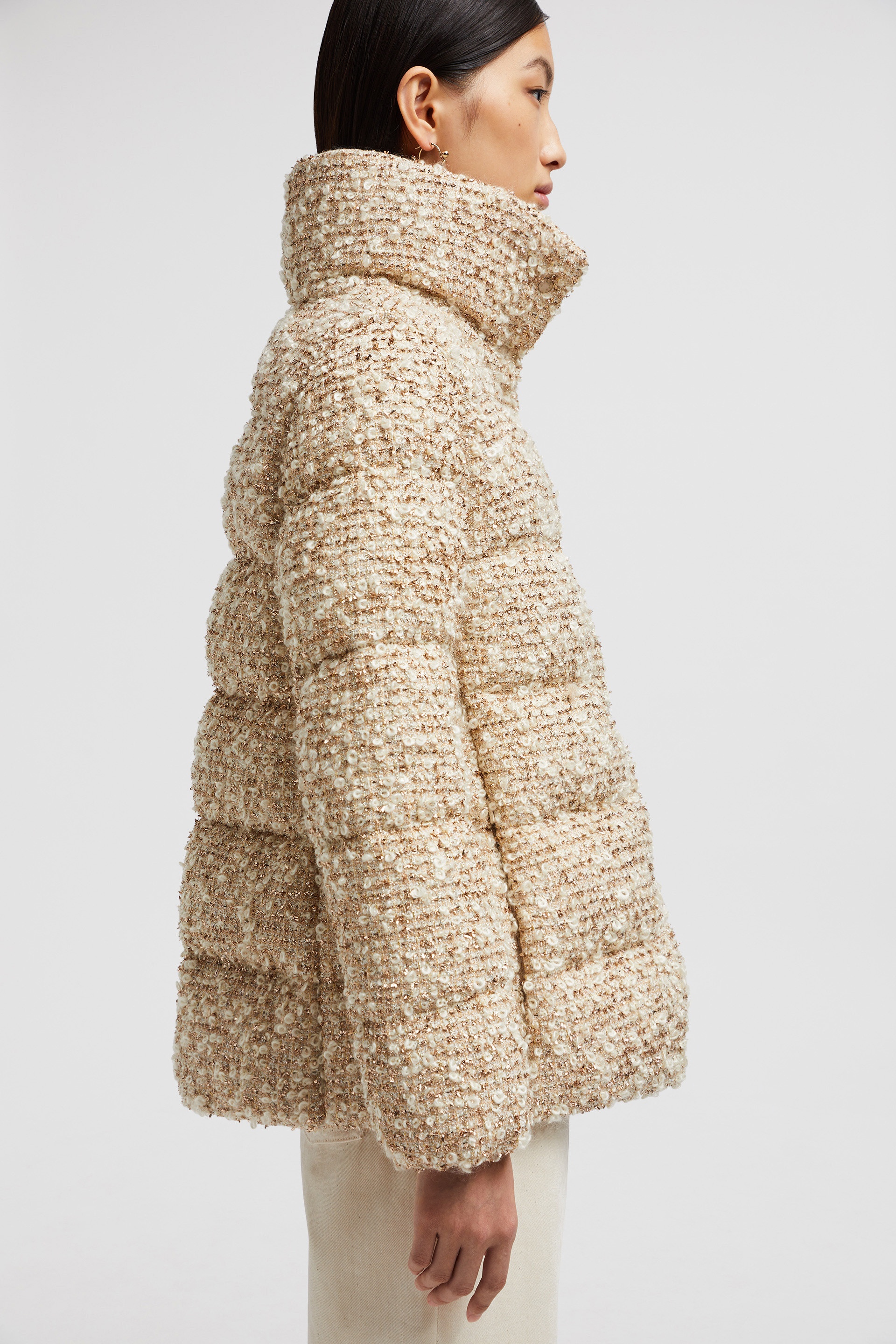 Cochevisse Mohair & Wool Short Down Jacket - 7
