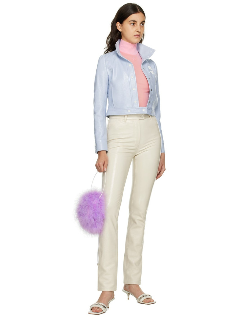 courrèges Off-White Slim-Fit Trousers outlook