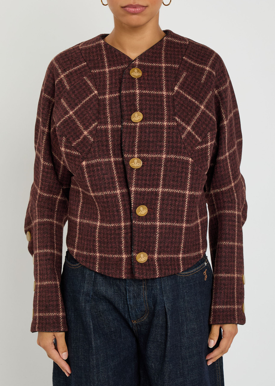 Vivienne Westwood Pourpoint Checked Wool Jacket - 2