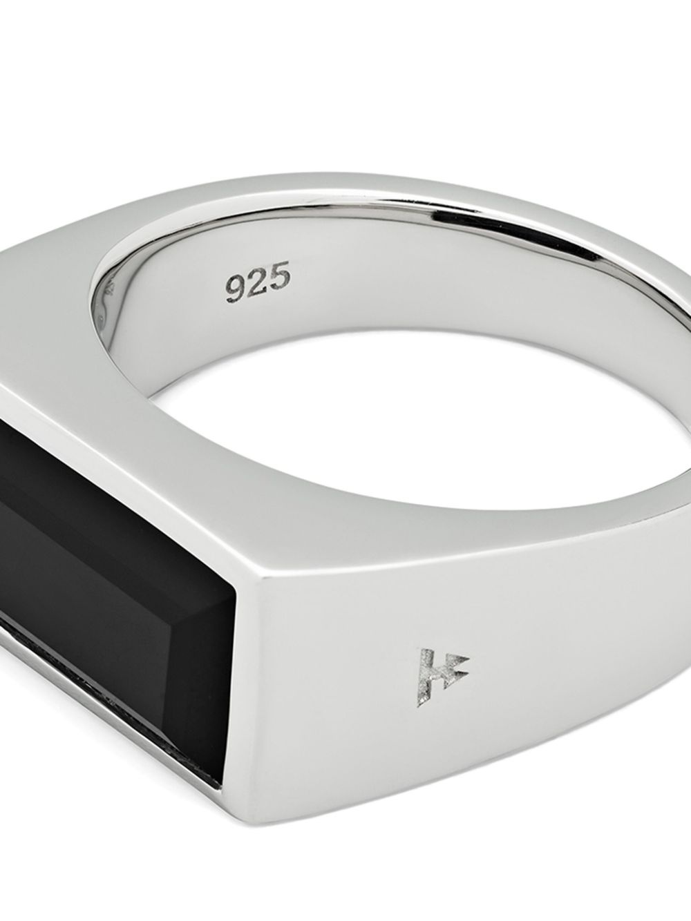 onyx stone peaky ring - 2