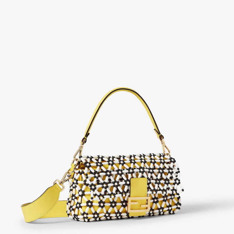 Baguette® Beaded and leather bag 5
