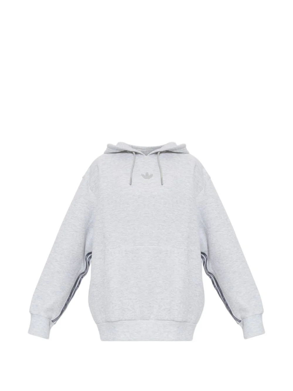 logo-embroidered hoodie - 1