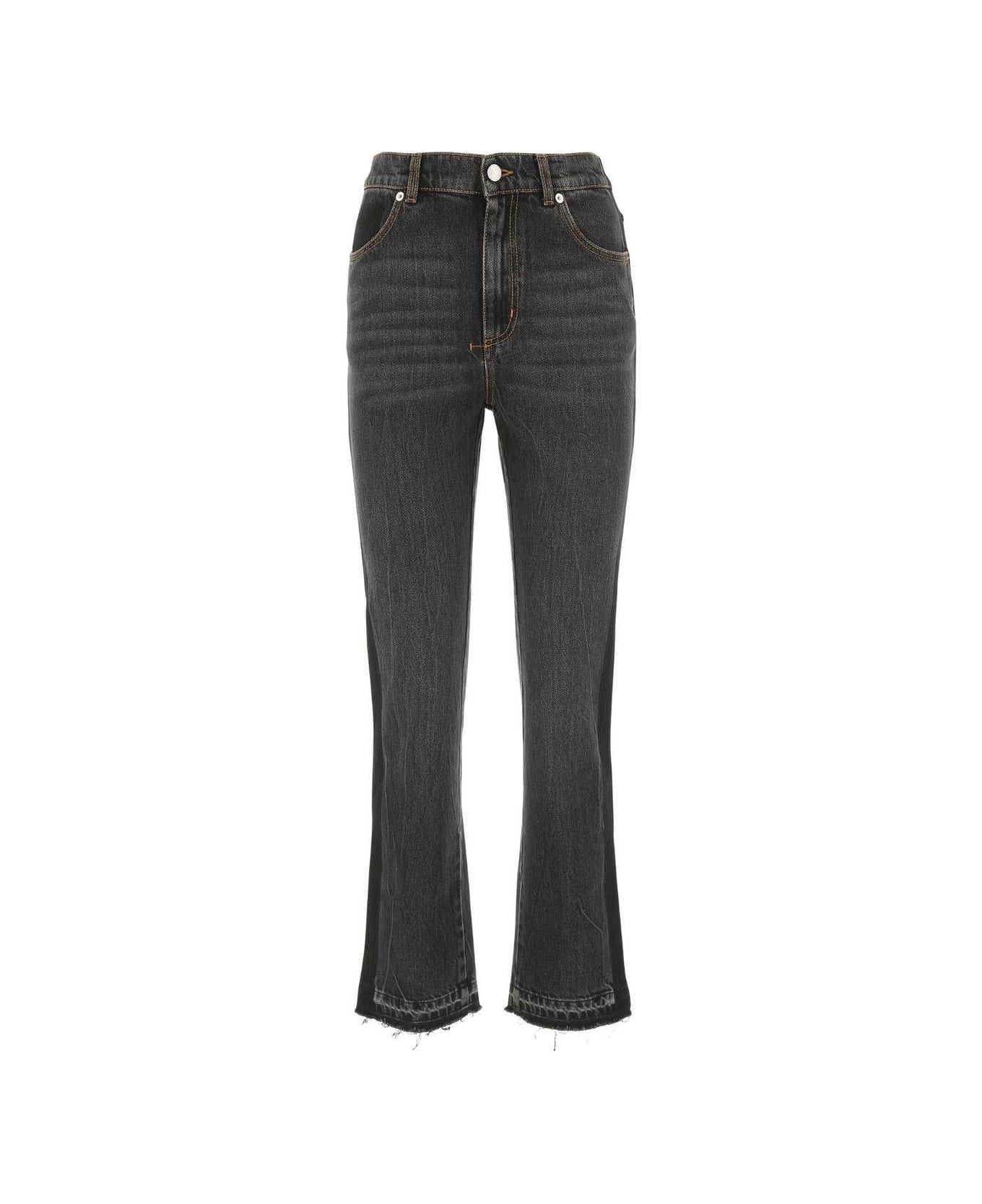 Flared Denim Jeans - 1