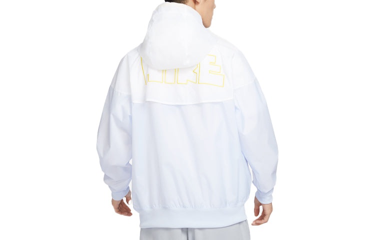 Nike Windrunner Woven Lined Jacket 'White Grey' DX0695-085 - 2