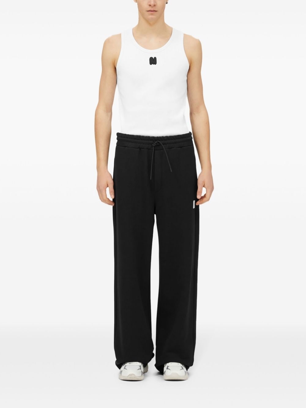 logo patch jogging trousers - 2