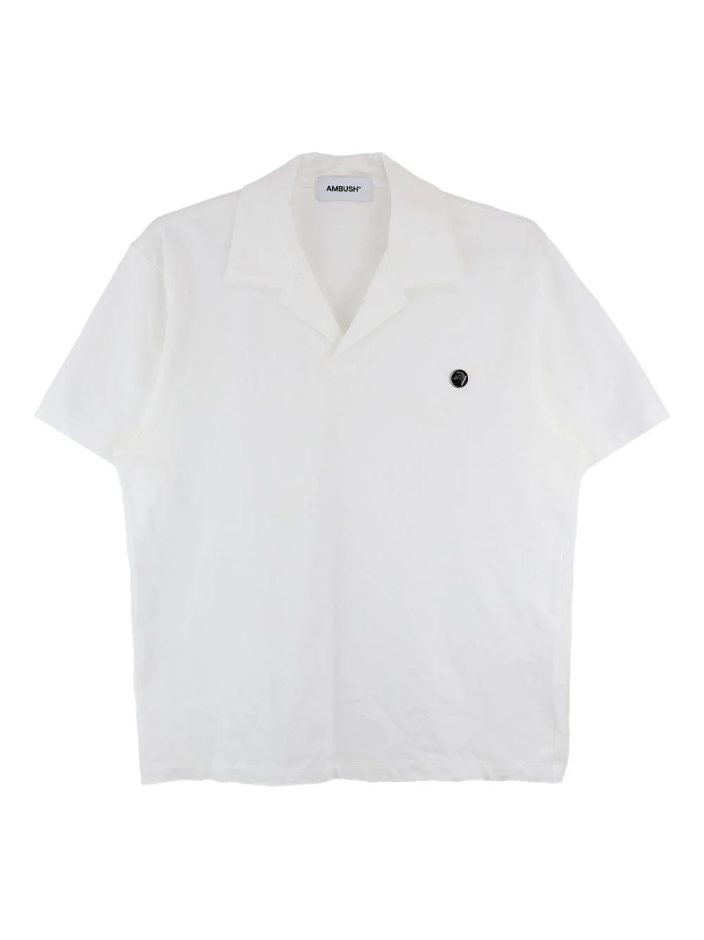 polo-collar short-sleeve T-shirt - 1
