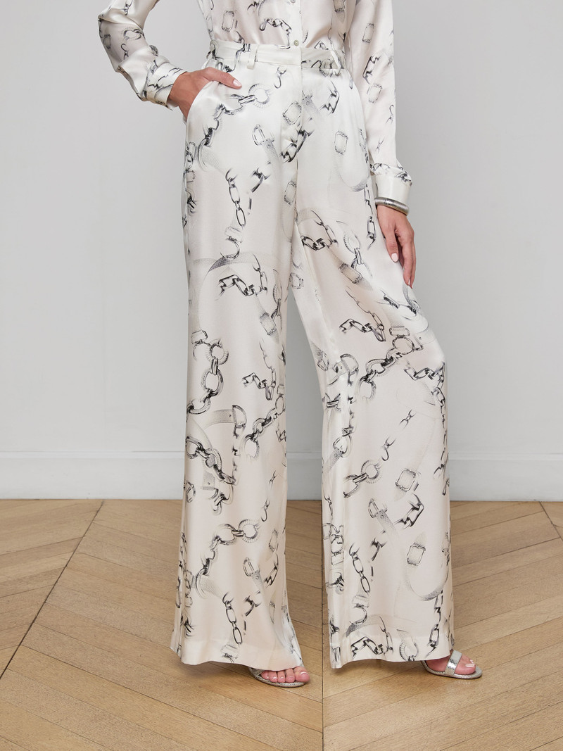 Gavin Silk Wide-Leg Pant 4