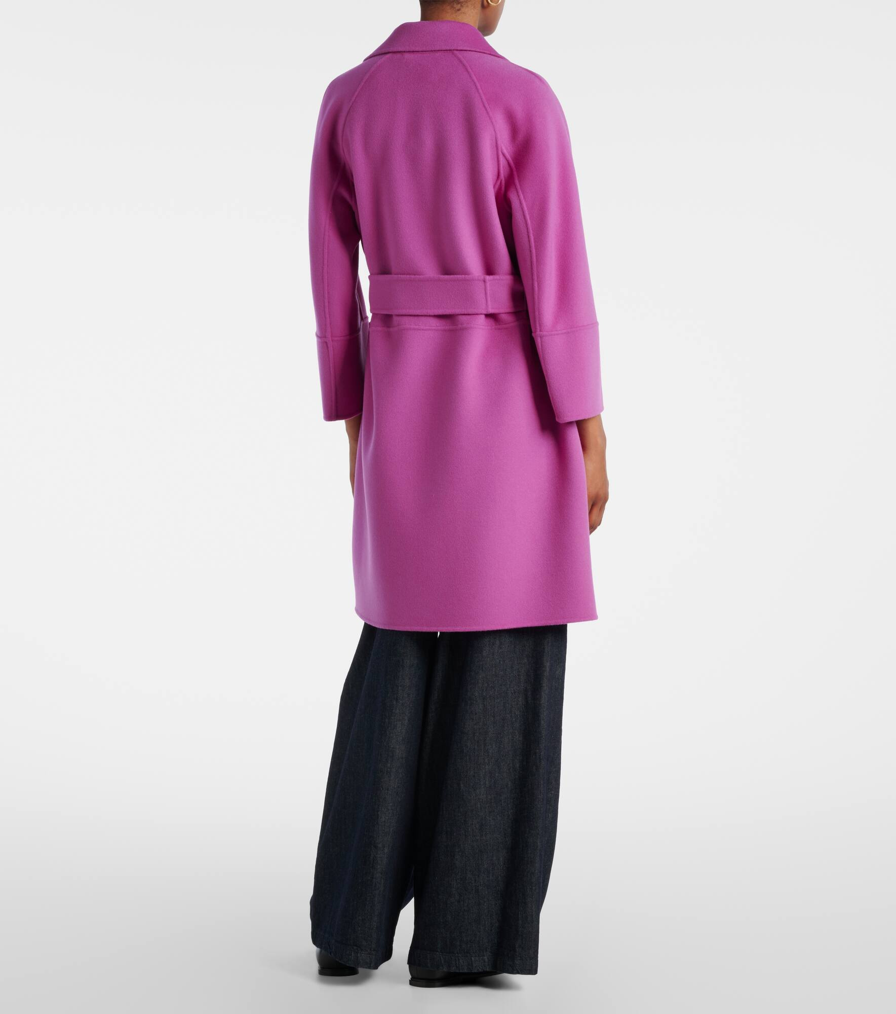 Arona belted virgin wool coat - 3
