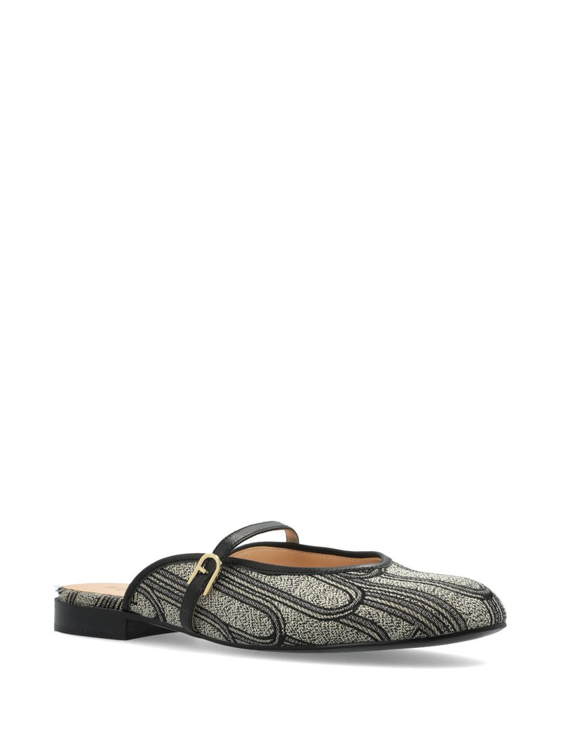 FURLA patterned strap mules outlook