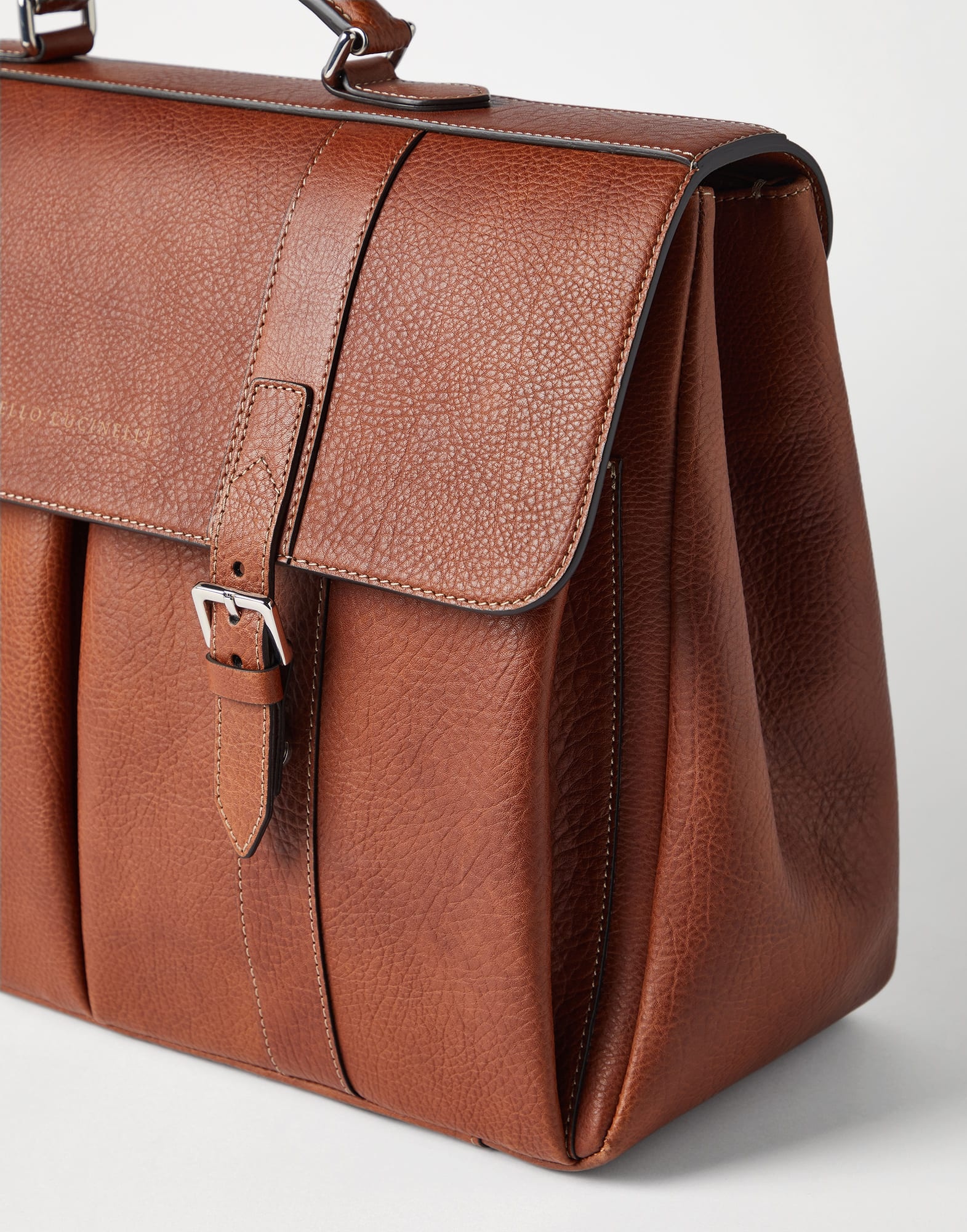 Grained calfskin briefcase - 3
