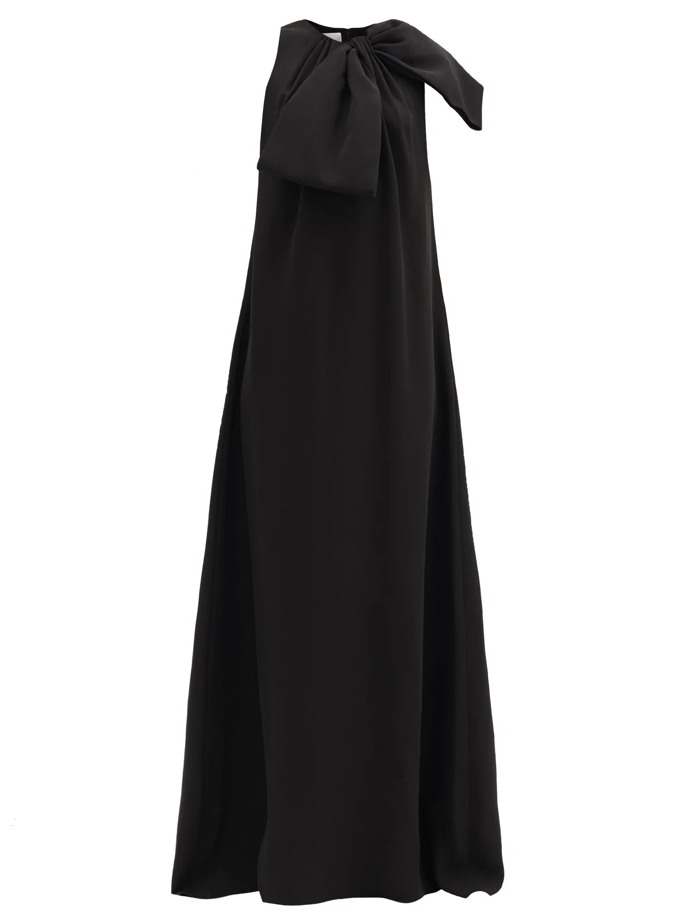 Bow silk-cady gown - 1