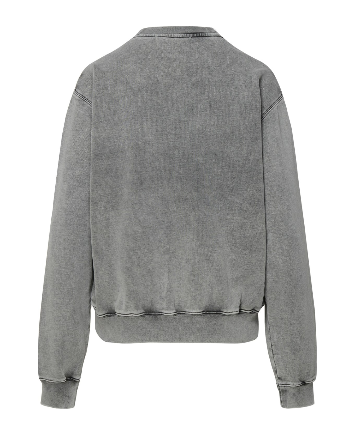Gray Cotton Sweatshirt - 3