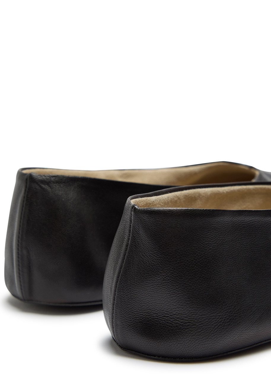 The Row Stella Leather Ballet Flats - 4