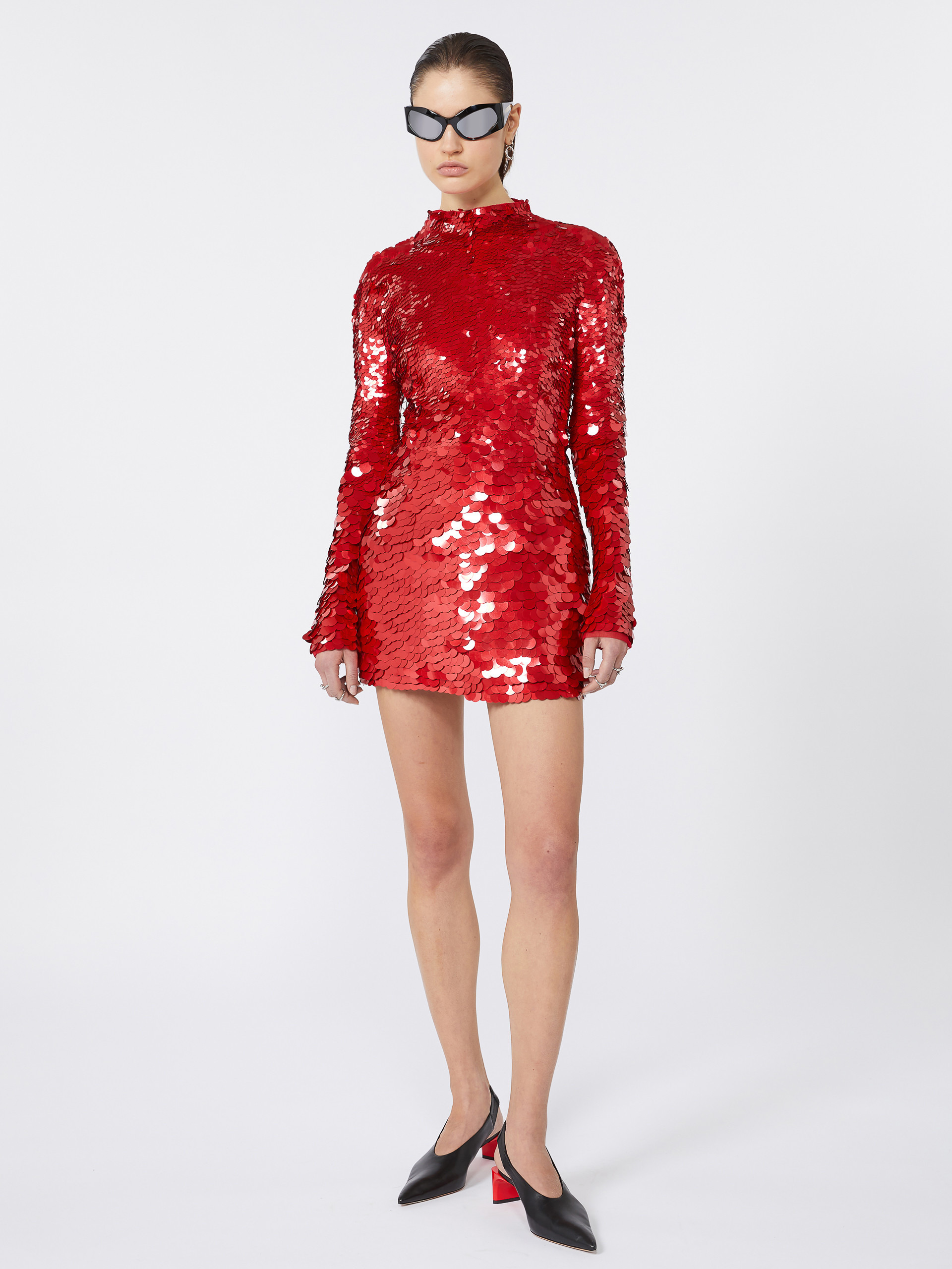 TEFRITE04 Short dress with nuanced sequin detail - KLEPSYDRA CAPSULE - 2