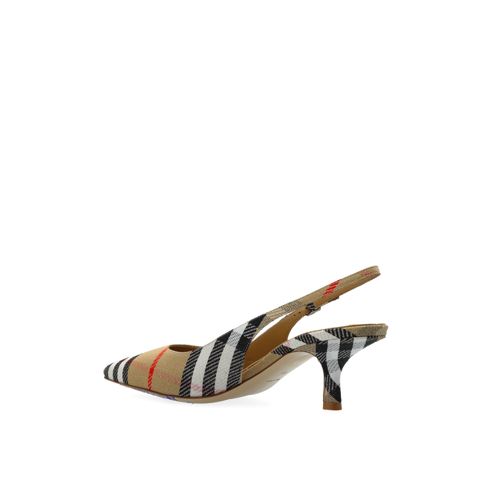 Burberry Birdie Check Slingback Pumps Women - 3