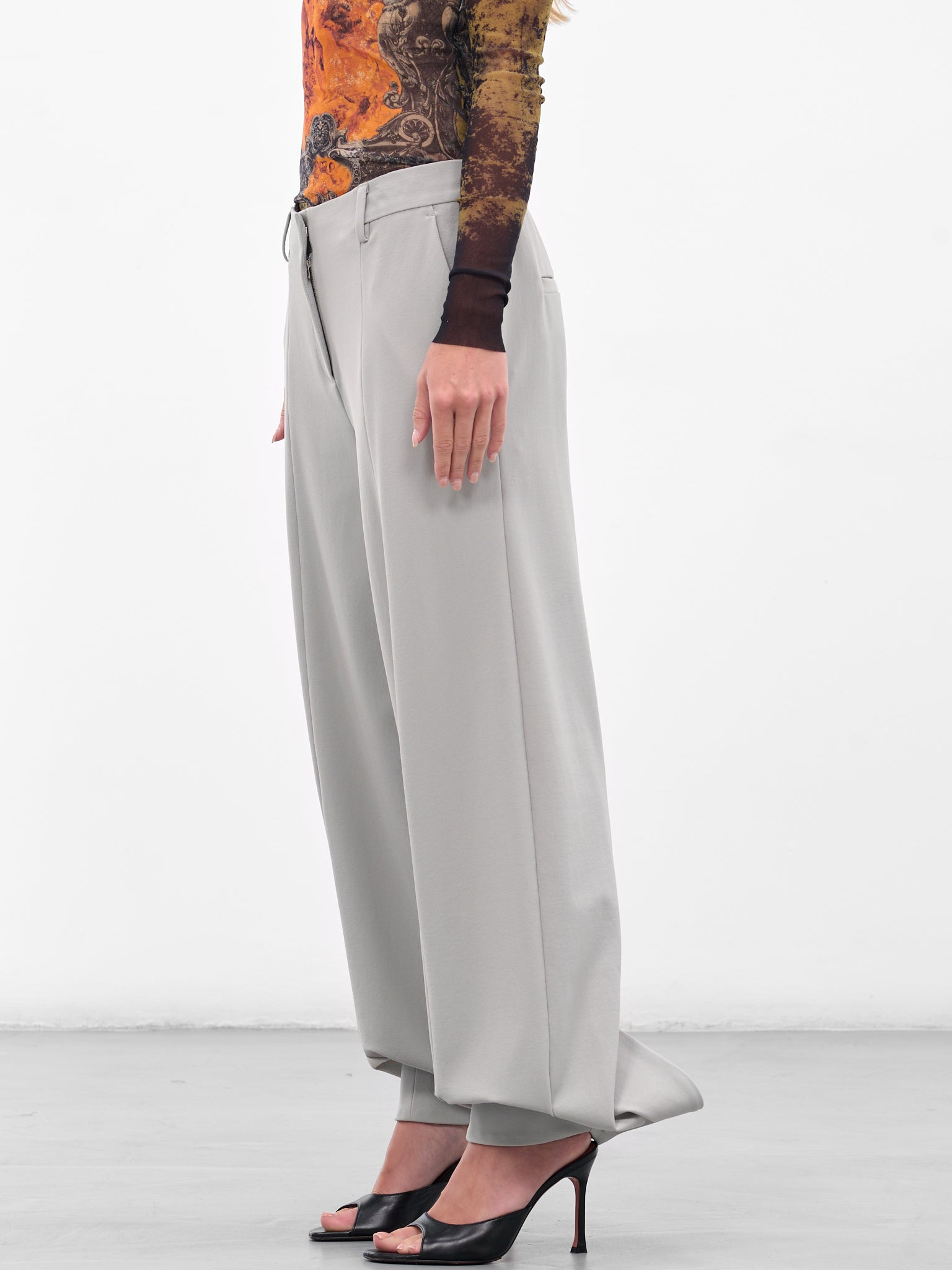 The Gray Stirrup Pants - 2