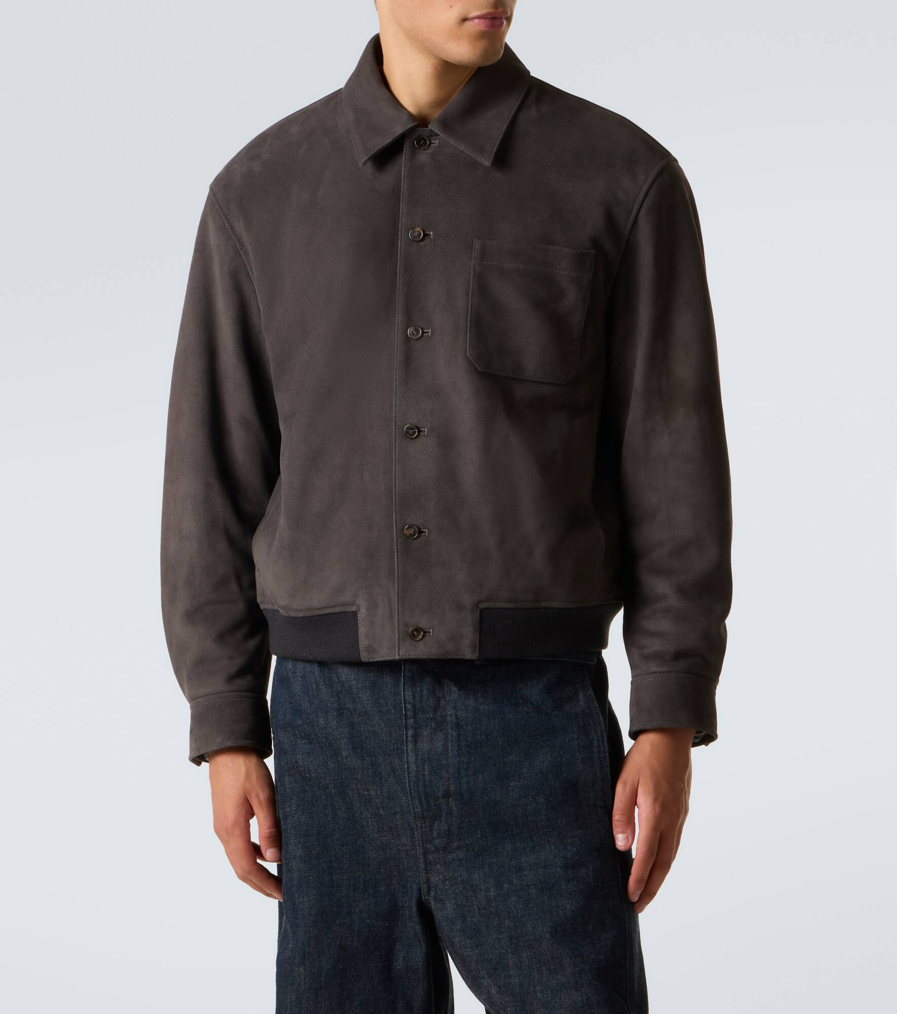 Suede blouson - 3